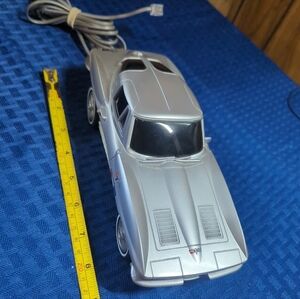 Tested And Working Silver Corvette Stingray Model Car Phone